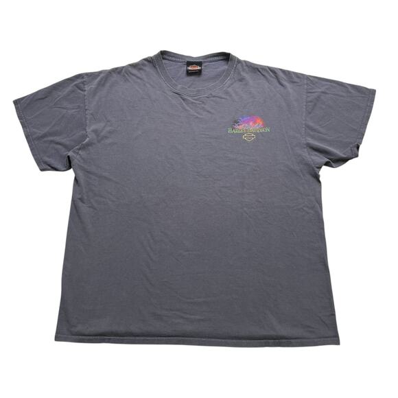 Vintage Harley-Davidson Orlando Florida T-Shirt XL Parrot Bike Sunset Graphic - Picture 3 of 12